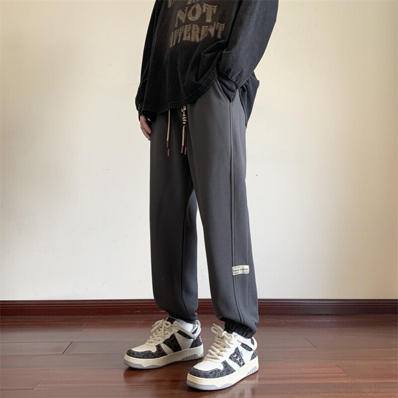 上新2025年春秋休闲潮牌束脚百搭帅气运动裤XZ301b-2-CK676特P30,男装休闲裤,星座301B-2（原A443-1）