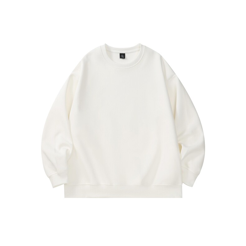 重磅400克面全棉大码落肩宽松圆领纯色光板卫衣RH107特p35，男装卫衣，星座610B-1