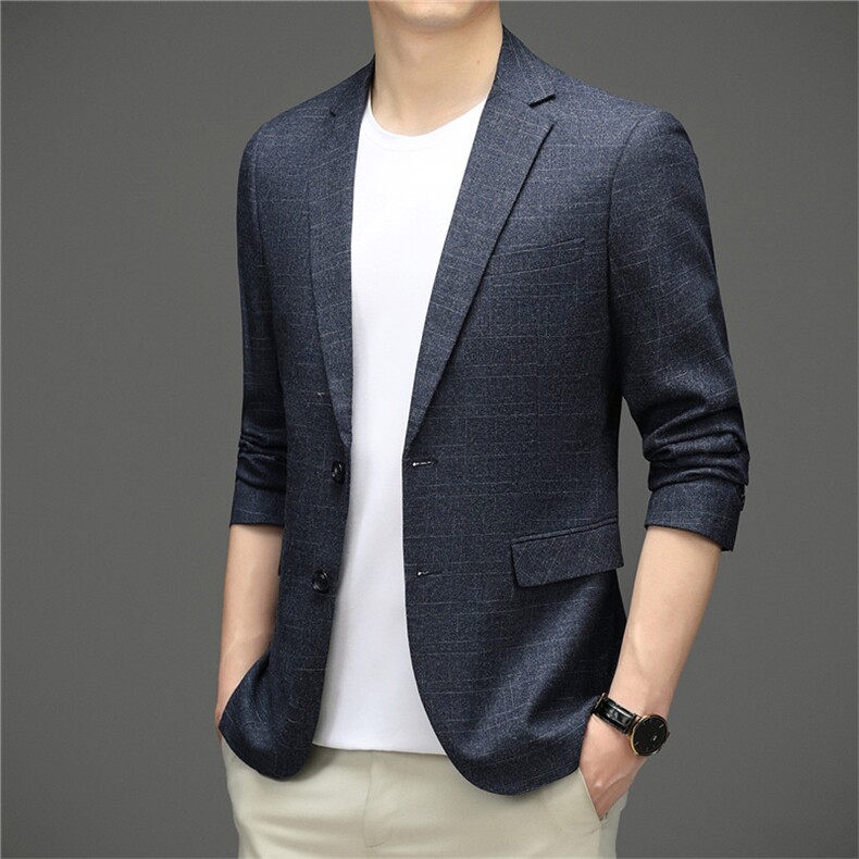 BD9823钱塘2020-2中年男士秋款商务休闲百搭简约西装外套P145,男装西服,钱塘207-2