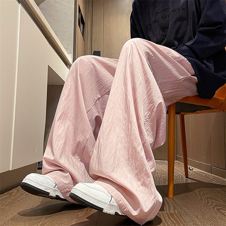 8XL-M特大码风棉麻裤男长裤子宽松直筒型休闲拖地裤k955P65,男装休闲裤,电商D206-1