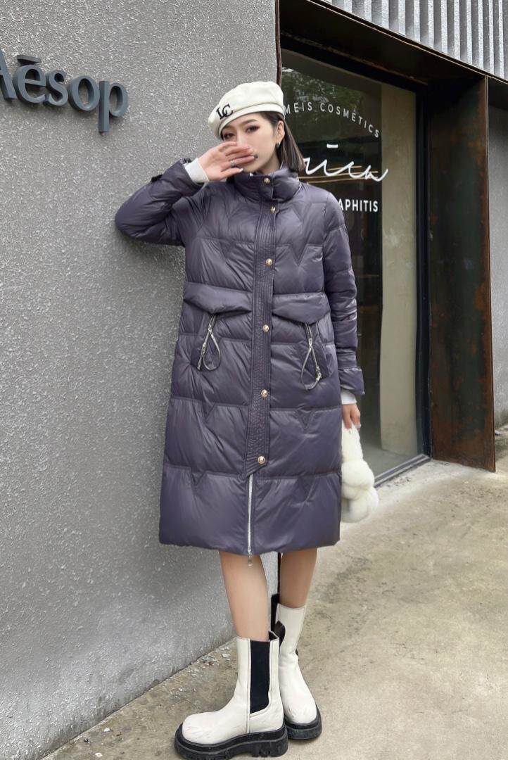 2021冬季新款羽绒服长款高档羽绒服，女装羽绒服，妍舞飞扬