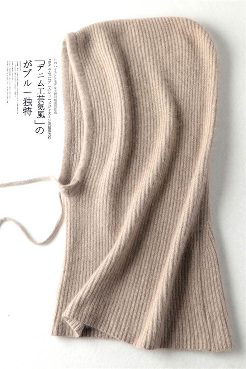 羊毛帽子女士秋冬季编织针织帽保暖洋气毛线帽显脸小卷边堆堆帽,饰品帽子,九月九羊绒
