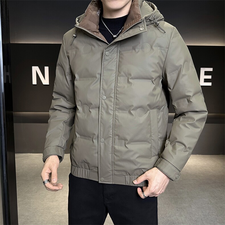 Q2-3J-2126控239男士连帽羽绒服冬季通勤加厚冬装外套时尚百搭,男装羽绒服,电商B388