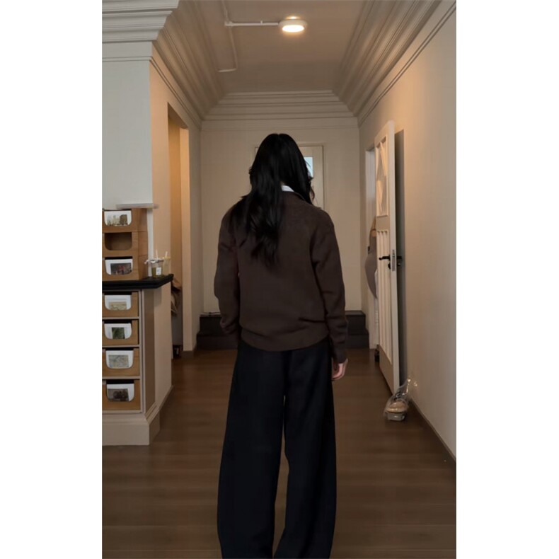 现货含羊毛花纱混纺毛衣开衫翻领老钱针织衫外套W6607-特P55,男装针织衫/毛衣,星座1212