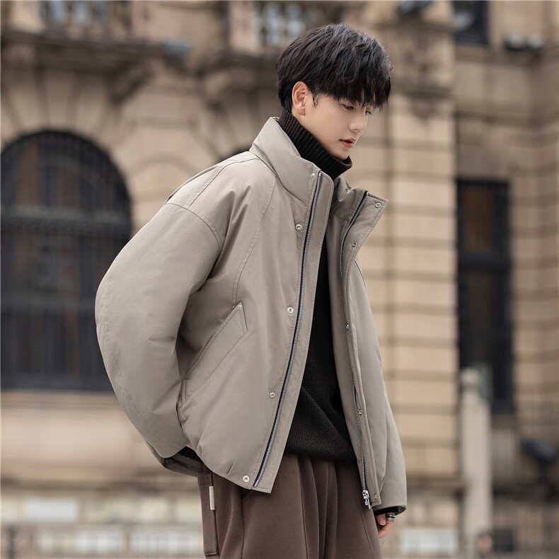 设计师款羽绒服夹克男冬装新款极简风防寒羽绒外套2599-P350控668,男装夹克,电商A355（原A415）