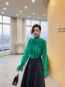 木耳边衬衣，其它，M&G