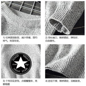 M19008-P45 加绒款-P65 加厚加绒毛衣男大码毛线衣男针织衫男线衫图片