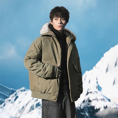 韩版冬季新款舒适亲肤潮流百搭男棉袄外套加棉加厚棉服2998-P115，男装棉衣，电商B306