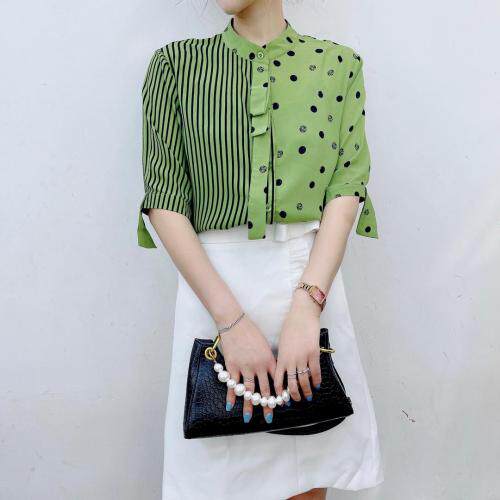 小气质设计感好百搭小衫，女装，七彩名