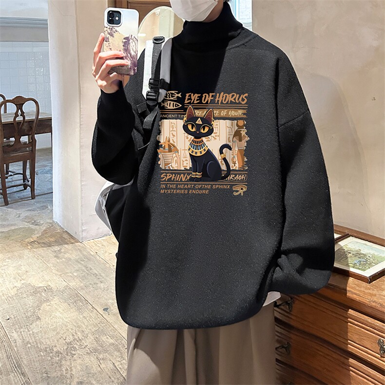 8XL高领毛衣男大码胖子堆堆领打底羊毛衫GM45429-P45加绒款-P65,男装针织衫/毛衣,电商A040