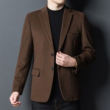 BGW209男士新款西服时尚休闲羊毛呢西装短款翻领小西服外套P195,男装西服,钱塘6003（原4033）