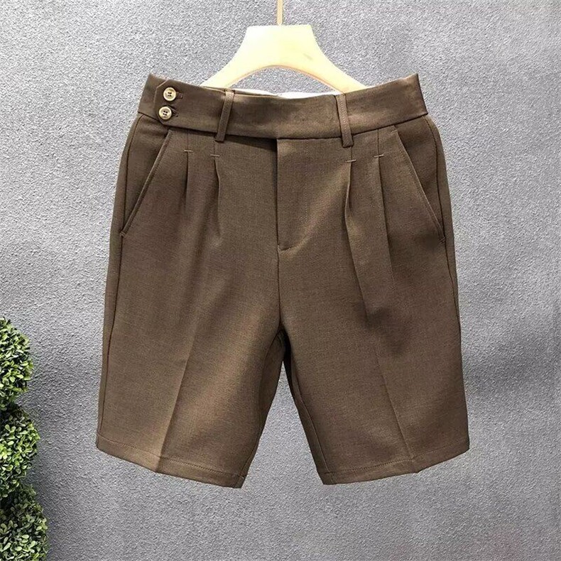 有货夏季韩男短裤纯色休闲免烫西裤韩版潮流韩版修身小脚休闲短,男装西裤,星座218-1（原230）