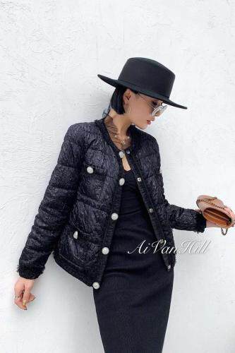 小香风羽绒服，女装羽绒服，艾梵煕尔