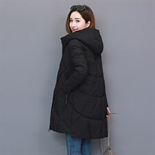 2024冬新款棉衣韩版棉衣中长款纯色加厚保暖601款,女装棉衣/棉服,秋牧寒烟