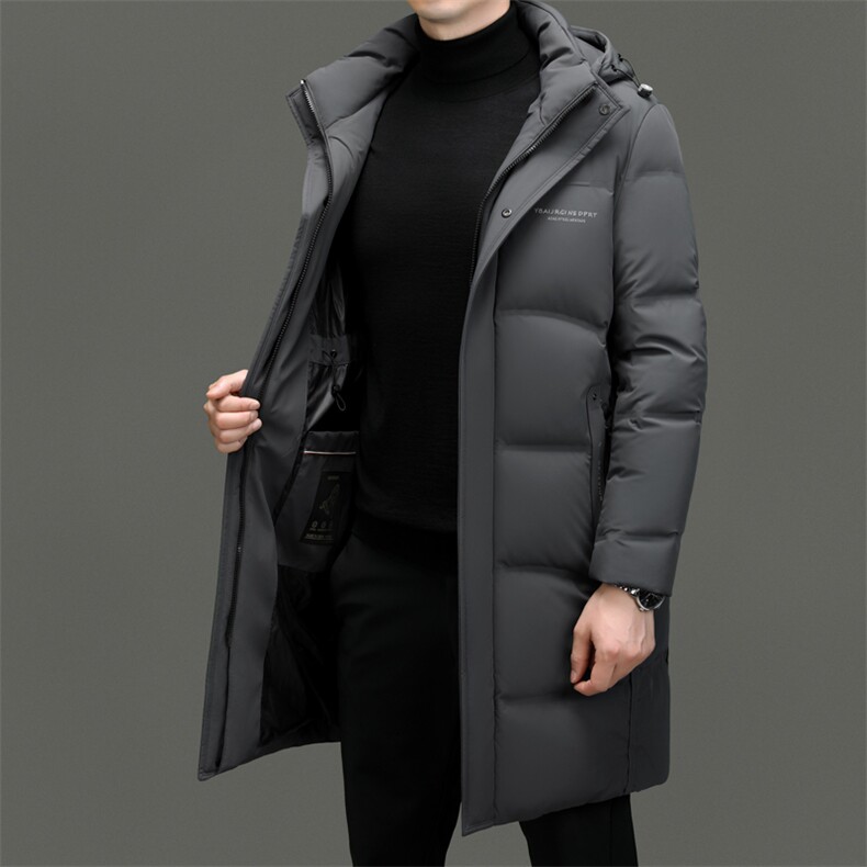 DF621钱塘2020-2时尚休闲冬季厚款长款中年男士羽绒服P335,男装羽绒服,钱塘207-2