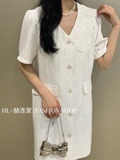 2022春夏新款小香连衣裙，女装连衣裙，HL+