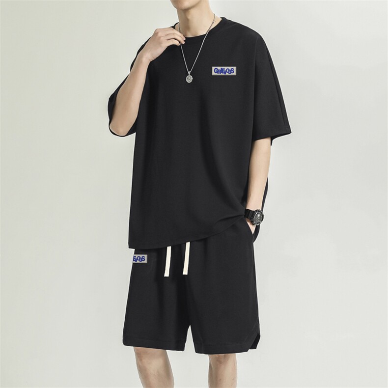 男夏季薄款速干运动篮球服套装夏天男士休闲短裤男装TZ18-特批-70,男装休闲套装,星座718