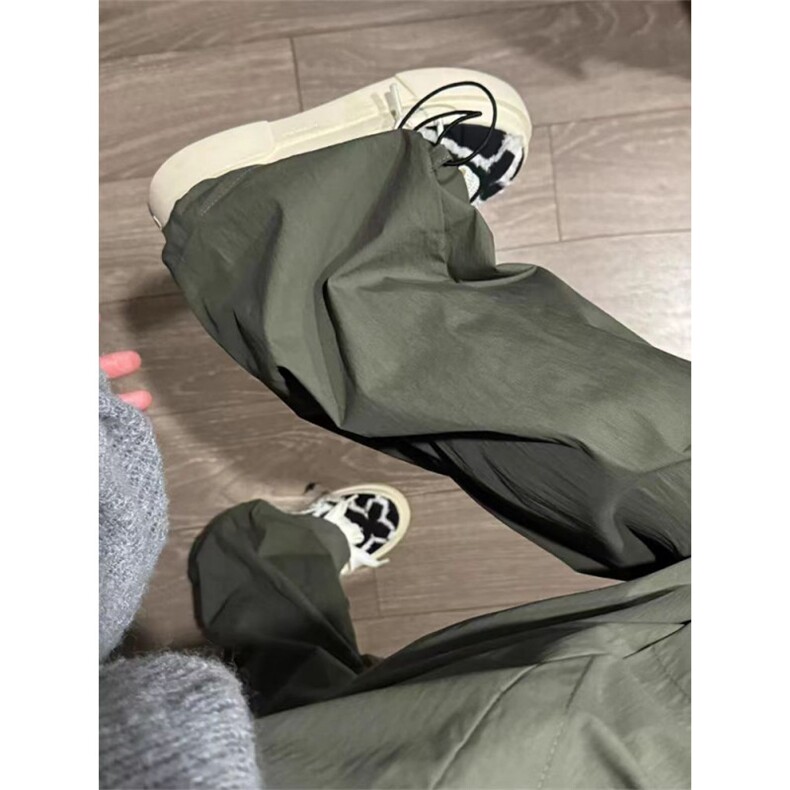 【网图】军绿色速干工装裤男女夏季薄款伞兵冲锋裤KZ31WW-特P48,男装工装外套,星座1007（原301D）