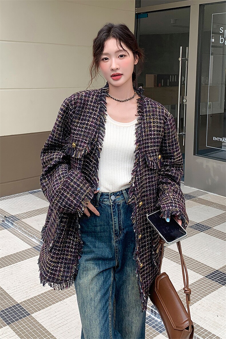 新款，大码小香风外套。有买家秀B081-8713-P165-K238,女装短外套,浙宝276（原081）