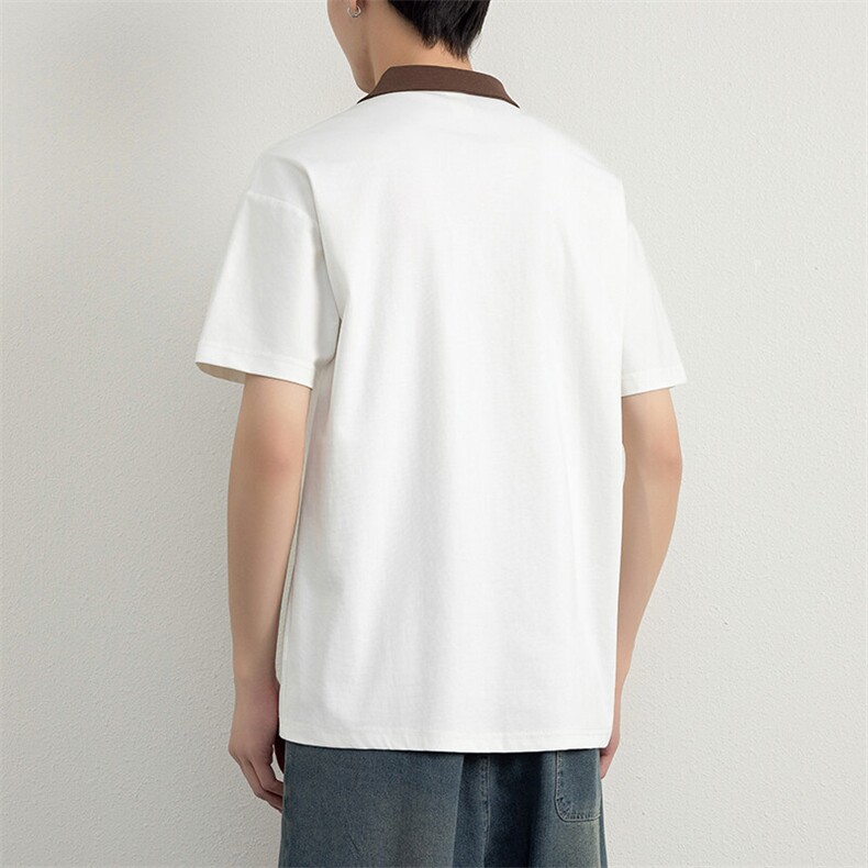 夏季短袖男毛巾绣翻领POLO衫T恤宽松休闲半袖上衣YD35016-P38,男装Polo衫,星座310B-3