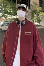 特批夜景棒球服外套时尚字母印花翻领夹克A247-TPF6033特批65，男装夹克，电商A247
