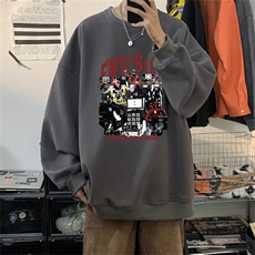特P25控48秋冬新款男士圆领卫衣宽松休闲日常百搭上衣WQ2433，男装卫衣，电商B370