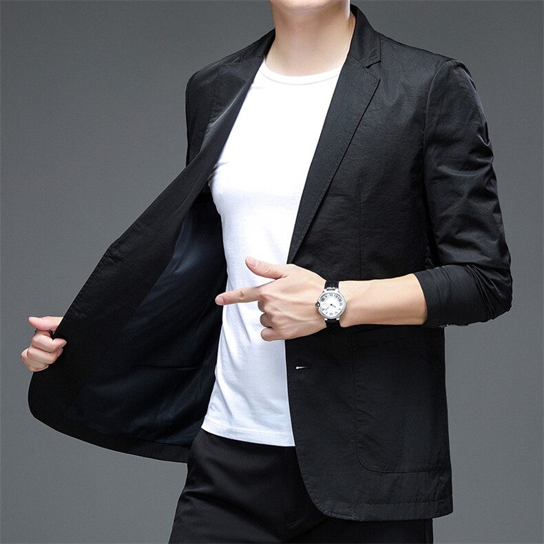 060-83春秋款男士西服轻薄透气男装P195,男装西服,电商B360