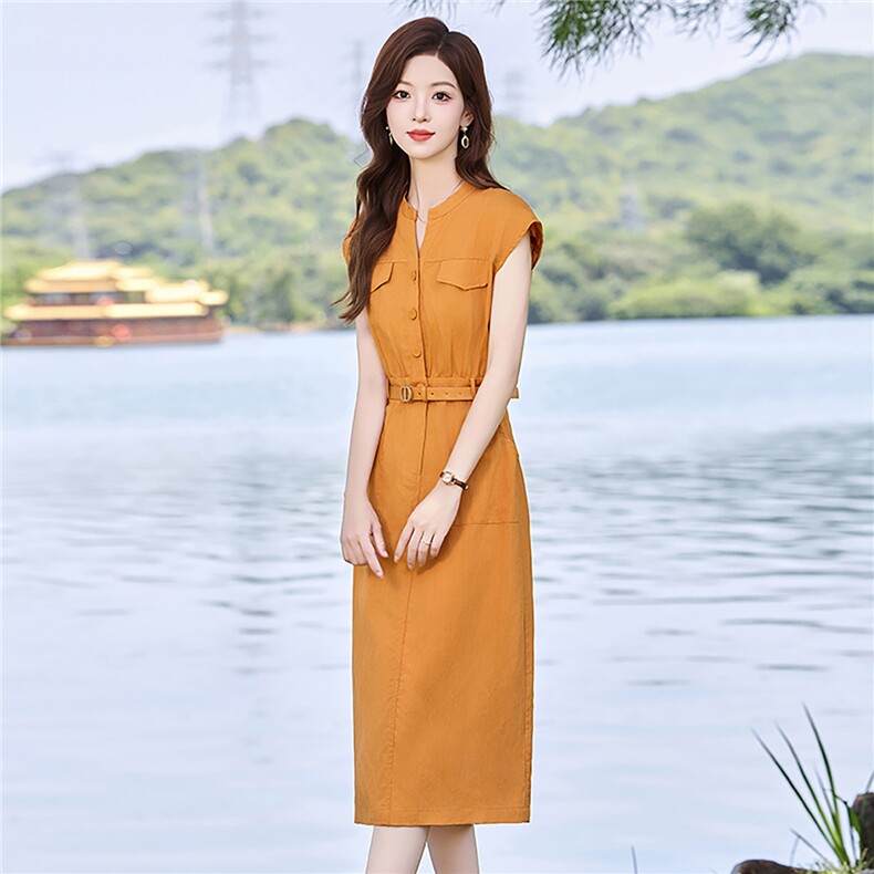 巨好看的连衣裙女2025夏季穿搭新款今年流行爆款气质大方得体裙子,女装连衣裙,朵莱米