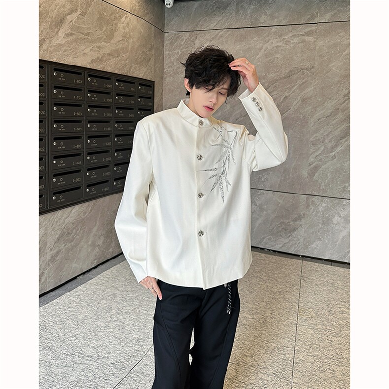 25重工设计感珠片刺绣礼服西服外套XZ117-P138,男装西服,电商B288