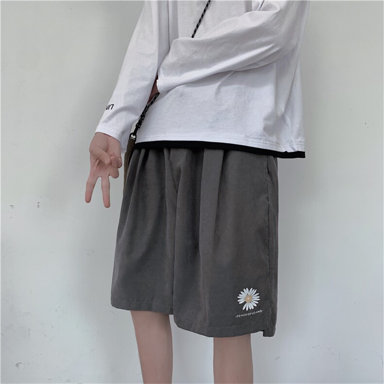 现货夏季潮牌休闲印花短裤五分裤子港风D.8,男装休闲裤,星座1008