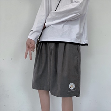 现货夏季潮牌休闲印花短裤五分裤子港风D.8，男装休闲裤，星座1008