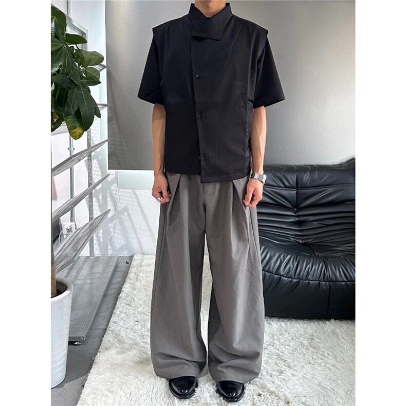 数据款！黑武士不规则衬衫高级感RJZ01-P58图片