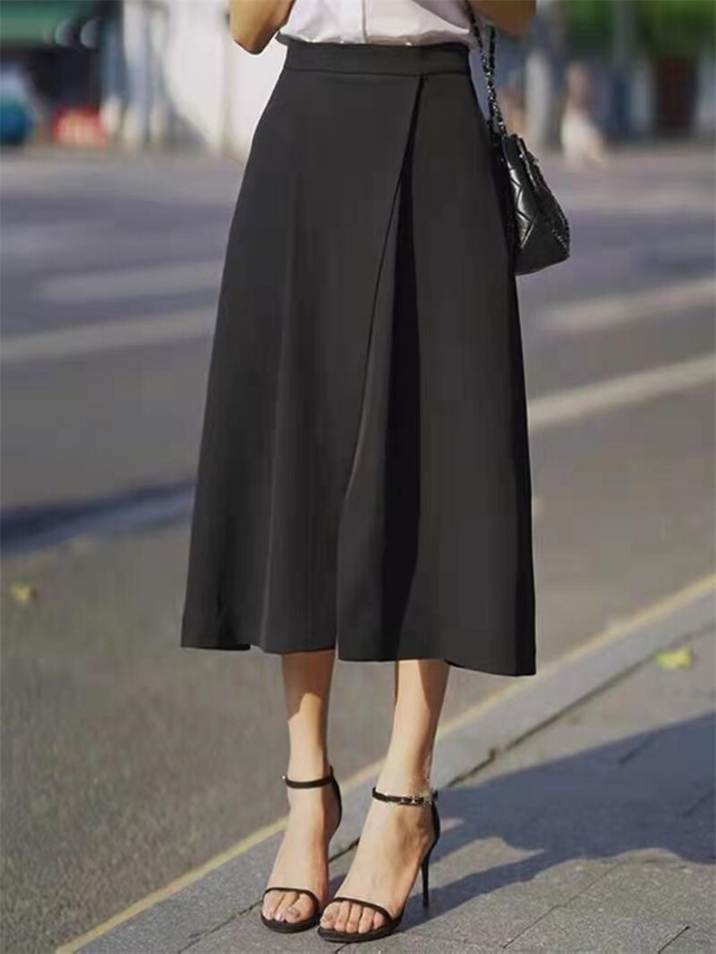 秋天百搭半裙，女装半身裙，早颜