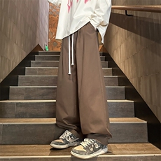 2025春季新款内景大码美式阔腿休闲裤M-5XHK24569-特P25，男装休闲裤，电商A022
