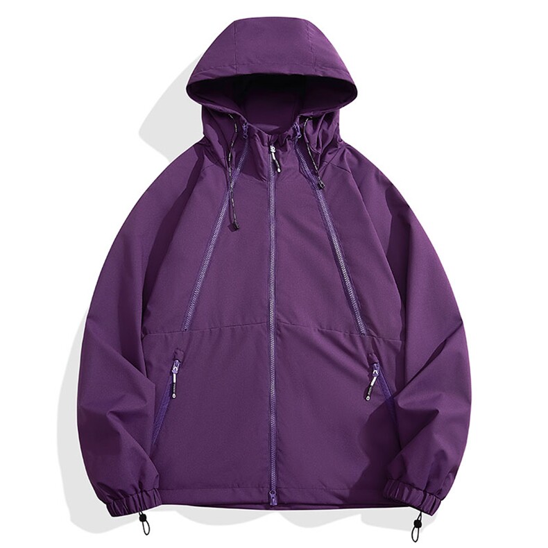 Cityboy情侣 时尚连帽冲锋衣外套夹克 团体班服图片