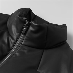 2023新款皮羽绒服男二层绵羊皮鹅绒皮夹克加厚外套韩版皮衣图片