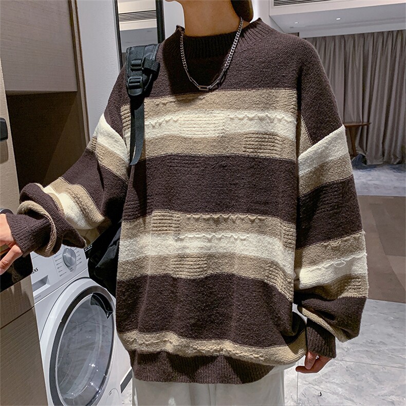秋冬毛衣男韩版潮流日系针织衫冬季ins港风线衣外套MY09131-P45,男装针织衫/毛衣,星座308B-1