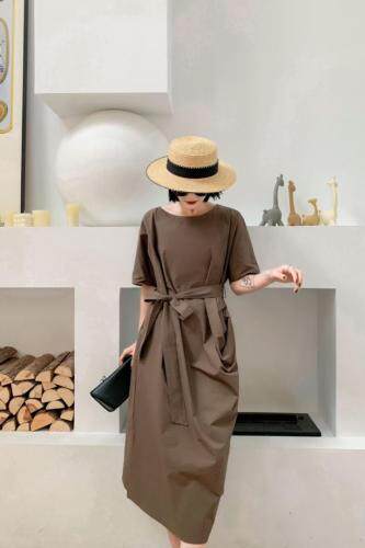 收腰连衣裙，女装连衣裙，佳拉佳丝