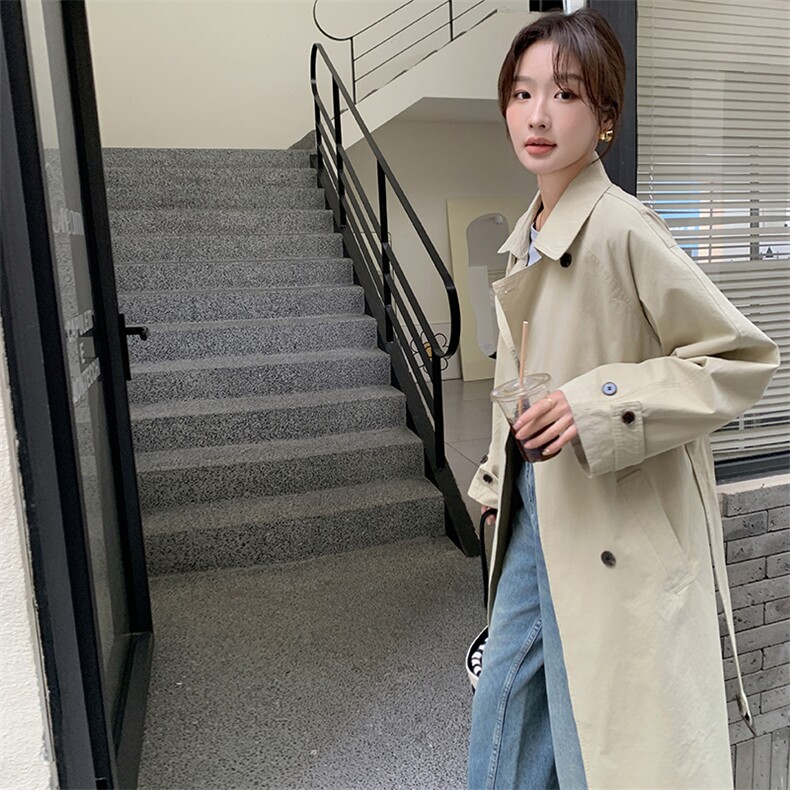 现货长款风衣外套送条纹披肩2B081-779-p175-k258,女装风衣,2B081