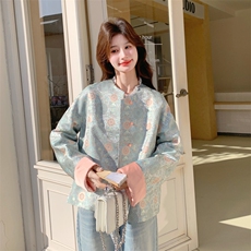 风外套622-P175-K288定制面料款，女装短外套，2C275