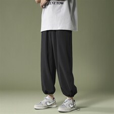 夏新款宽松直筒西裤冰丝清凉休闲裤男2023-特批20图片
