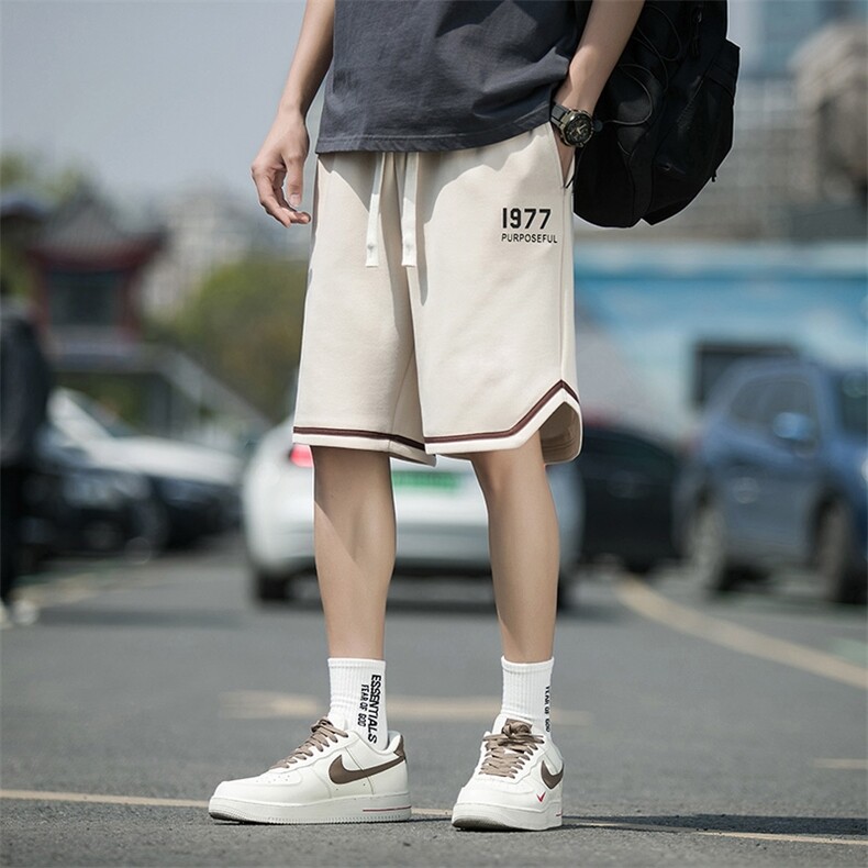 DK6967P35街景华棉短裤篮球大码宽松户外时尚休闲夏季短裤男,男装休闲裤,星座510A-1