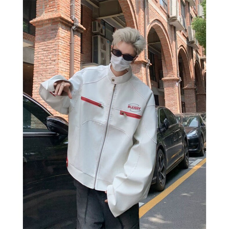 【有货】DJK6710-P68美式高街PU皮衣机车服男春秋新款潮牌夹克潮,男装夹克,星座603-2