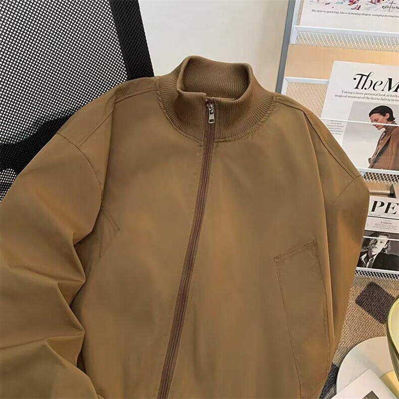飞行夹克男士韩版潮流宽松百搭帅气棒球服2026春季外套W6512-P65,男装夹克,星座412-2