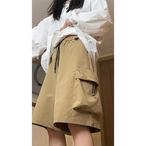 主推 工装短裤情侣宽松户外防水速干五分裤 K836特P35 控55图片