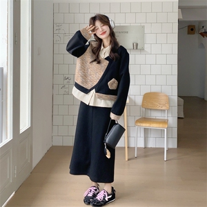 26春新款现-慵懒风假两件减龄拼接两件套2617-P175K288图片