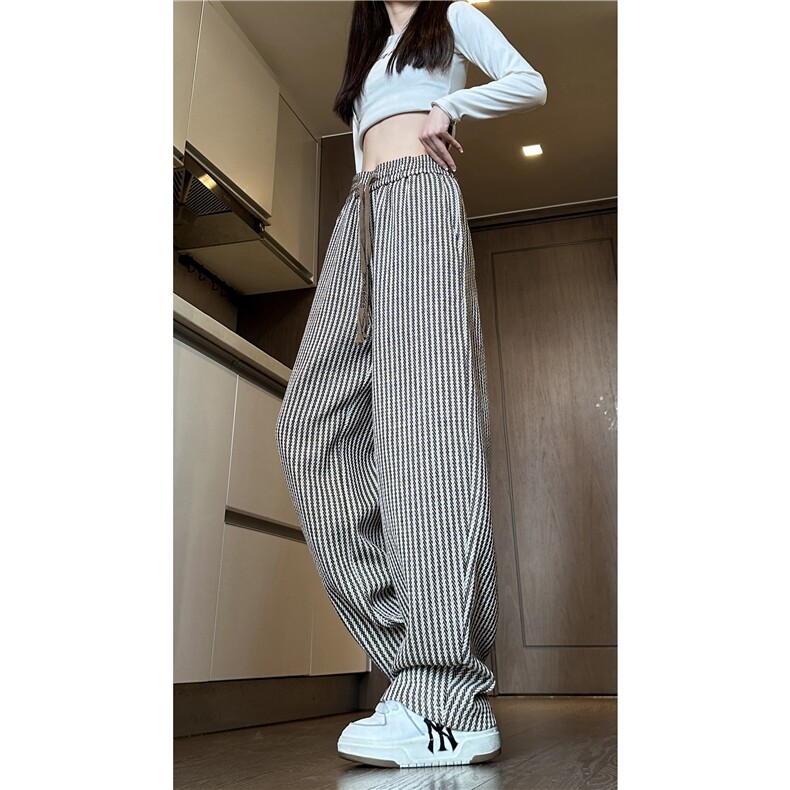 秋季新款潮流条纹设计百搭宽松休闲裤卫裤B315-K835-特p35控68图片