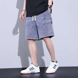2025夏季新款男工装短裤夏季纯棉薄款美式潮牌加大加肥休闲图片