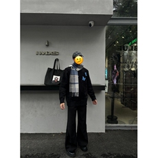 【有货】MY329LL-特P53cleanfit蓝色蝴蝶马海毛毛衣男针织衫，男装针织衫/毛衣，星座1007（原301D）