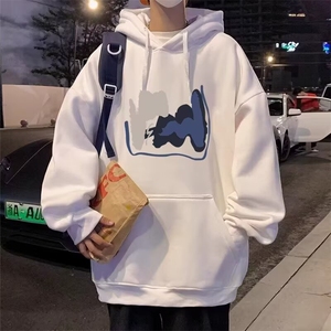 2025新款连帽卫衣男士春秋季重磅潮牌cityboy薄外套男生帽衫上衣图片